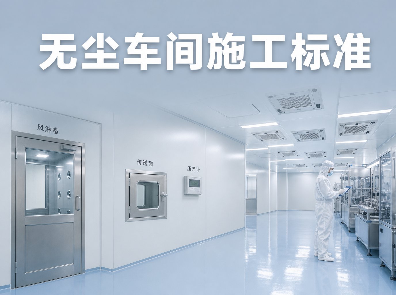 无尘车间施工标准与流程：电子厂/药企/食品厂全解析